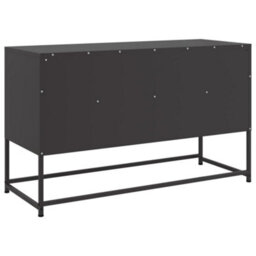Berkfield Tv Cabinet Black 100.5X39X60.5 Cm Steel - thumbnail 8