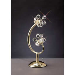 Luminosa Lighting Luminosa Octavia Table Lamp 2 Light G4 French Gold/crystal, Not Led/cfl Compatible - thumbnail 2