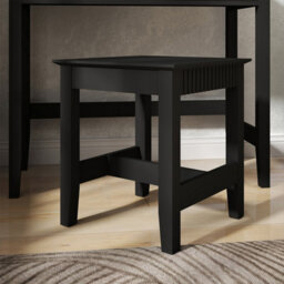 Melody Maison Dressing Table & Stool Set - Hales Black Range - thumbnail 5