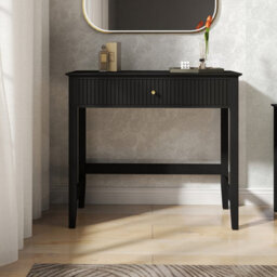 Melody Maison Dressing Table & Stool Set - Hales Black Range - thumbnail 4