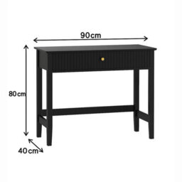 Melody Maison Dressing Table & Stool Set - Hales Black Range - thumbnail 7