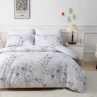Pamposh Lazzaro Single Duvet Cover Set Premium Brushed Microfiber Luxury Duvet Cover Single Ultrasoft Hypoallergenic With Zipper Closure - image 1
