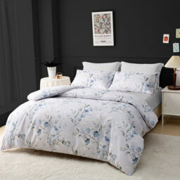 Pamposh Lazzaro Single Duvet Cover Set Premium Brushed Microfiber Luxury Duvet Cover Single Ultrasoft Hypoallergenic With Zipper Closure - thumbnail 3