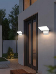 Amorly 180 Rotatable Exterior Wall Light,ip65 Waterproof Hardwired Led Porch Light,3000K Warm White Aluminum Wall Sconce For Front Door - thumbnail 3