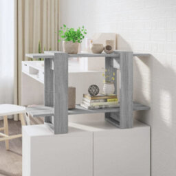Berkfield Book Cabinet/room Divider Grey Sonoma 80X30X51 Cm
