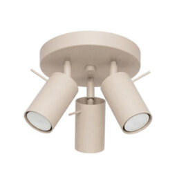 Sollux Lighting Ring Steel Taupe 3 Lights Modern Ceiling Lamps - thumbnail 1