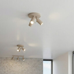 Sollux Lighting Ring Steel Taupe 3 Lights Modern Ceiling Lamps - thumbnail 8