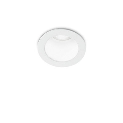 Ideal Lux Quark 4Cm Led Recessed Downlight White 3000K
