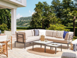 Beliani Outdoor Cushion Cover Set Rima Iii Beige - thumbnail 2