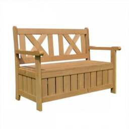 Darcy Wooden Garden Storage Bench Seat - thumbnail 7