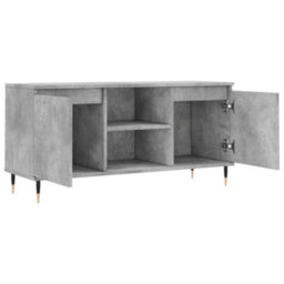 Berkfield Sturdy Tv Cabinet Concrete Grey 104X35X50 Cm Engineered Wood - thumbnail 6