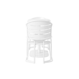 Cosco Dorel Home Patio Bistro Set With Ottomans Steel White, 5 Pieces