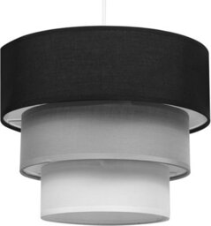 Giggi 3-Tier Fabric 30Cm Easy-Fit Ceiling Light Shade/lamp Shade For Table Lamps, Floor Lamps, Living Room, Bedroom - thumbnail 2