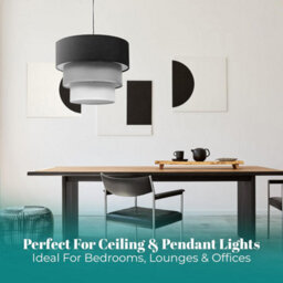Giggi 3-Tier Fabric 30Cm Easy-Fit Ceiling Light Shade/lamp Shade For Table Lamps, Floor Lamps, Living Room, Bedroom - thumbnail 7
