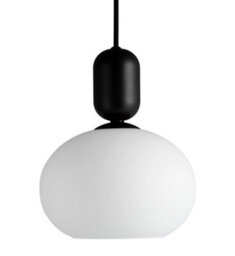 Nordlux Notti Glass Pendant Light Hand Blown Glass Black,mains - thumbnail 4