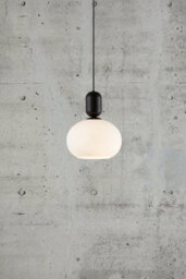 Nordlux Notti Glass Pendant Light Hand Blown Glass Black,mains - thumbnail 6