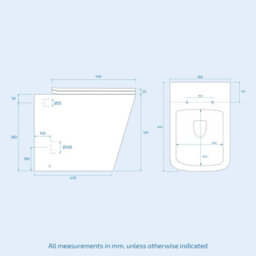 Nes Home 1000mm Basin 2 Drawer Vanity Cabinet And Wc Toilet Pan Combo Suite - thumbnail 9