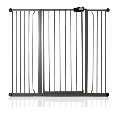 Bettacare Child And Pet Gate, 126.7Cm - 134.3Cm, Slate Grey, Extra Tall Gate 104Cm In Height, Pressure Fit Stair Gate - image 1