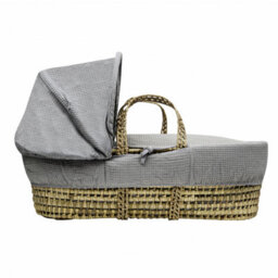 Kinder Valley Grey Waffle Palm Moses Basket - thumbnail 2