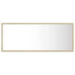 Walplus Led Bathroom Mirror Sonoma Oak 100X8.5X37 Cm Acrylic - thumbnail 7