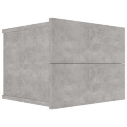Vidaxl Bedside Cabinet Concrete Grey 40X30X30 Cm Engineered Wood - thumbnail 2