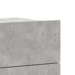 Vidaxl Bedside Cabinet Concrete Grey 40X30X30 Cm Engineered Wood - thumbnail 9