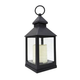 Vintage Led Candle Lantern Warm White - Black - thumbnail 2