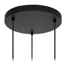 Lucide Eloise - Pendant Light - 40 Cm - 3Xe27 - Black - thumbnail 5