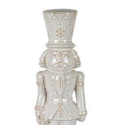 Alora Ceramic Nutcracker With Stocking Festive Ceramic Figure - thumbnail 3