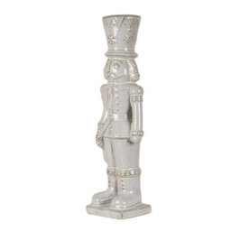 Alora Ceramic Nutcracker With Stocking Festive Ceramic Figure - thumbnail 2