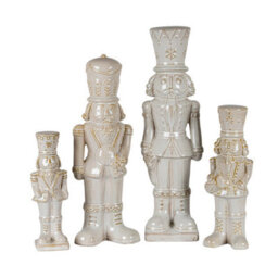 Alora Ceramic Nutcracker With Stocking Festive Ceramic Figure - thumbnail 4