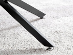 Furniturebox Leonardo Rectangular Glass Coffee Table With Black Metal Angled Starburst Legs For Modern Industrial Living Room - thumbnail 5