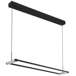 Luminosa Lighting Luminosa Mariella Pendant Ceiling Light Matt Black Led Dimmable 2700-6000K Remote Control - thumbnail 6