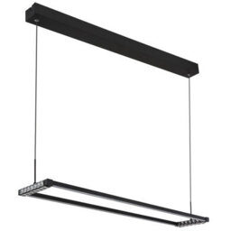 Luminosa Lighting Luminosa Mariella Pendant Ceiling Light Matt Black Led Dimmable 2700-6000K Remote Control - thumbnail 2