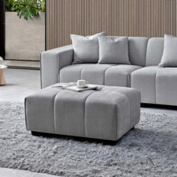 Aluxo Leonard Boucle Right Hand Facing Corner Sofa Rhf Cloudy Grey Medium Block - thumbnail 2
