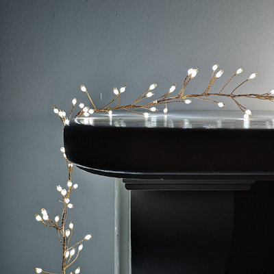 Samuel Alexander 800 Led 5.5M Premier Christmas Indoor Outdoor Multifunction Wire Cluster Lights With Timer In Cool White - image 1
