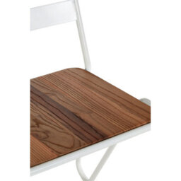 Orsina White Metal Chair, Ready To Enjoy Metal Outdoor Chair, Effortless Cleaning Metal Chair, Versatile Small Chair - thumbnail 8