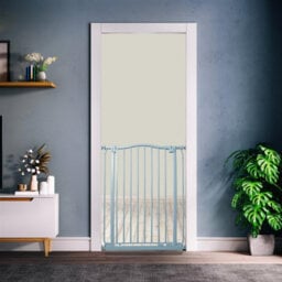 Bettacare Extra Tall Curved Top Dog Gate, 170Cm - 179Cm, Matt Grey, Extra Tall 100Cm In Height, Pressure Fit Pet Gate - thumbnail 2