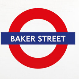 Transport For London Baker Street Wooden Block White/red/blue (2.7Cm X 20Cm X 20Cm) - thumbnail 2