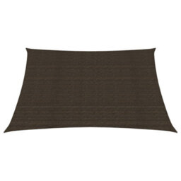 Berkfield Sunshade Sail 160 G/m2 Brown 3X3 M Hdpe - thumbnail 2