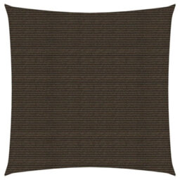 Berkfield Sunshade Sail 160 G/m2 Brown 3X3 M Hdpe - thumbnail 1
