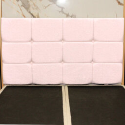 "Urban Textures Luxury 26"" High Boucle Fabric Upholstered Sloane Headboard - Pink"