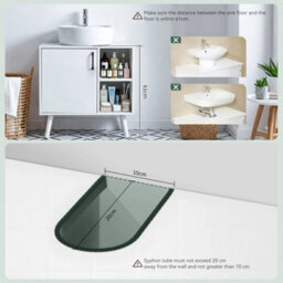 Under Sink Cabinet Bathroom Basin Unit Cupboard Storage Furniture - thumbnail 5