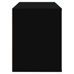 Berkfield Shoe Cabinet Black 80X35X45 Cm Engineered Wood - thumbnail 6