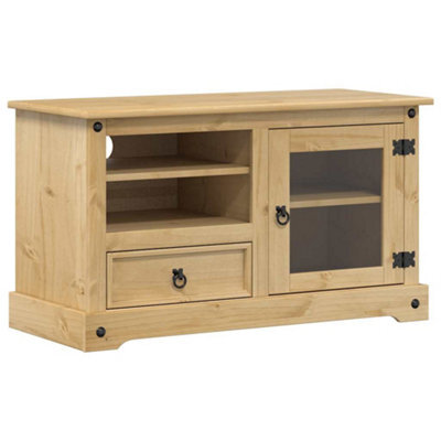 Berkfield Durable Tv Cabinet Corona 100X45X58 Cm Solid Wood Pine - image 1