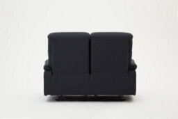 Home Detail Brody Sofa Suite 2 Seater Manual Recliner Dark Grey Padded Fabric - thumbnail 4