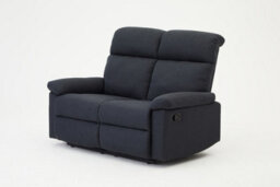 Home Detail Brody Sofa Suite 2 Seater Manual Recliner Dark Grey Padded Fabric - thumbnail 5