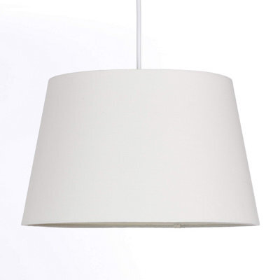 K Living Cream Tapered Drum Shade For Ceiling And Table Lamp 10 Inch Shade - image 1