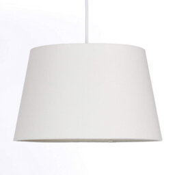 K Living Cream Tapered Drum Shade For Ceiling And Table Lamp 10 Inch Shade
