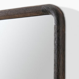 Furniturebox Rowena Walnut Wood Small 80X40Cm Rectangle Wall Mirror - Small Mirror, Rectangle Mirror, Bedroom Mirror - thumbnail 8